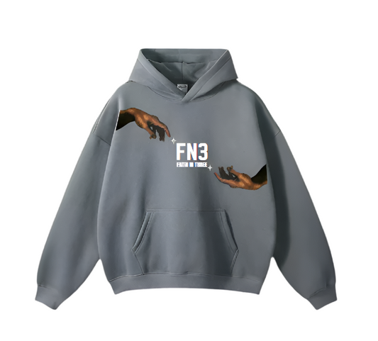 Grey FN3 Hoodie