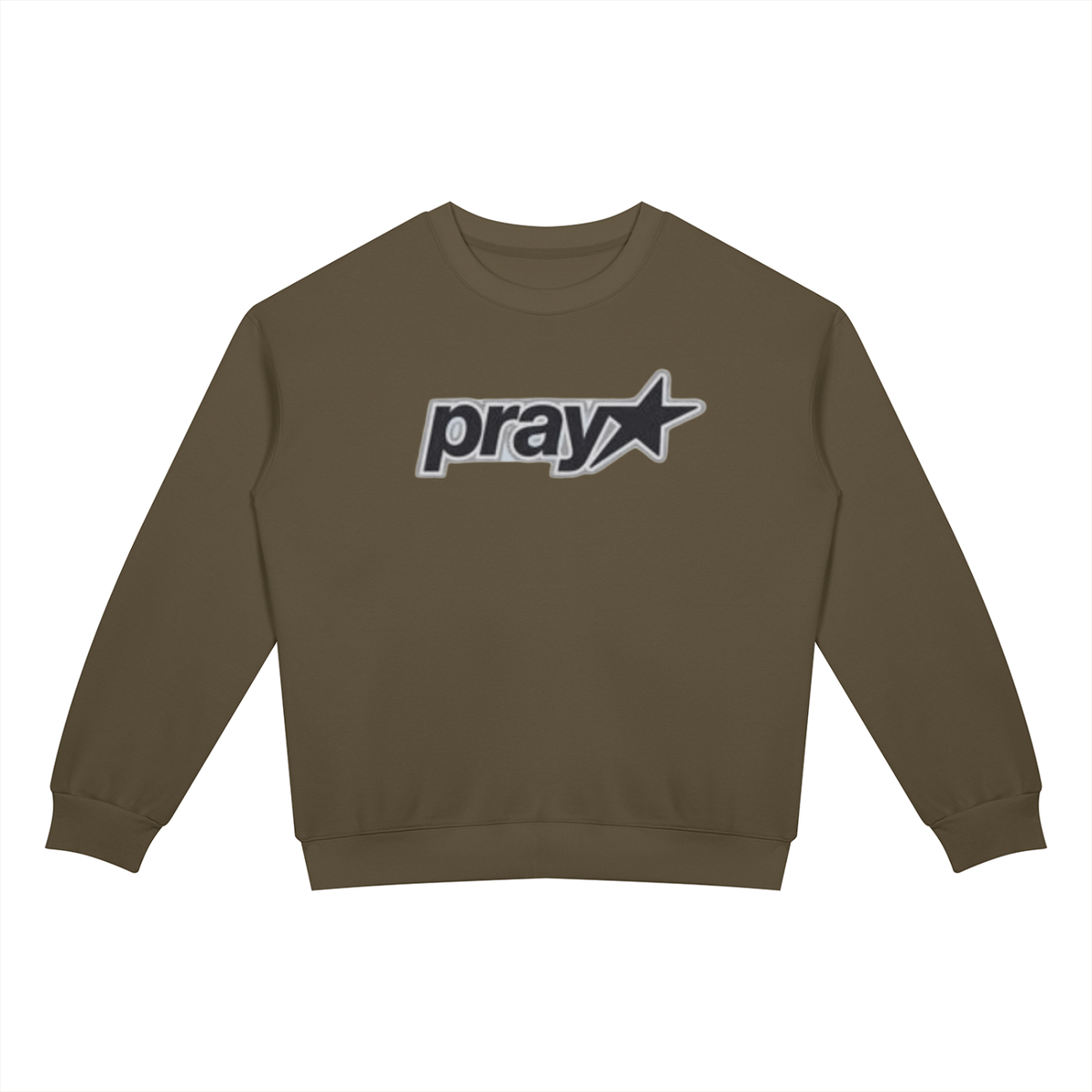 THE PRAY Drop shoulder Crewneck Sweatshirt